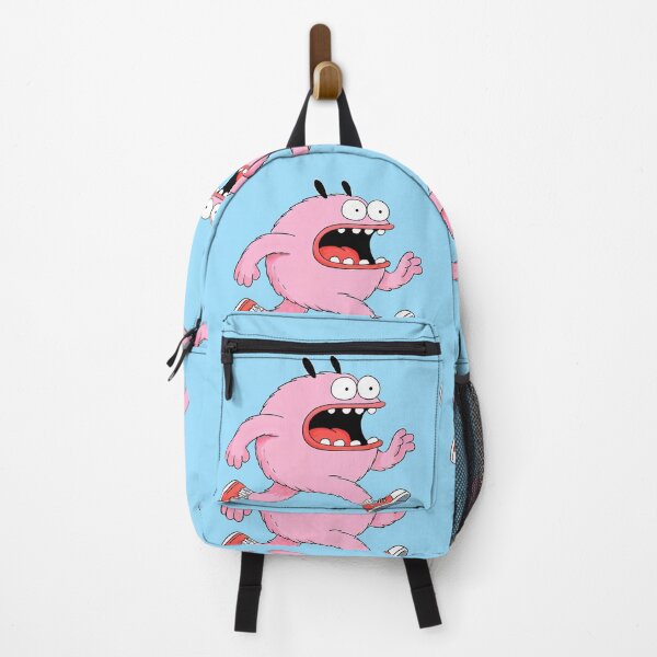 Item preview, running pink monster designed and sold by Mike Kiev art.