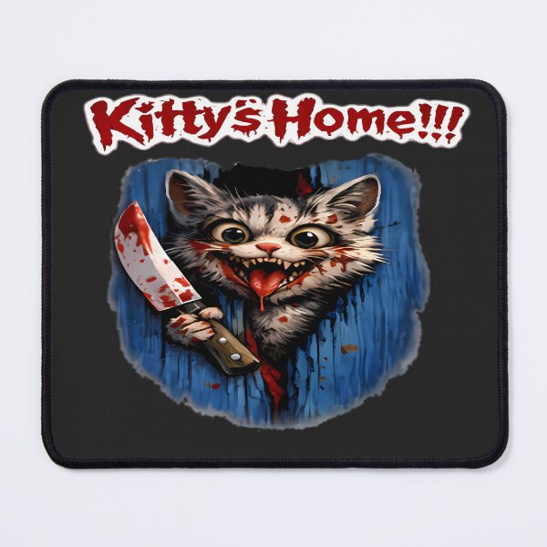 Item preview, Kitty’s Home Funny Horror Cat Design Cute But Psycho Killer Cat Meme designed and sold by AuraloomAtelier.