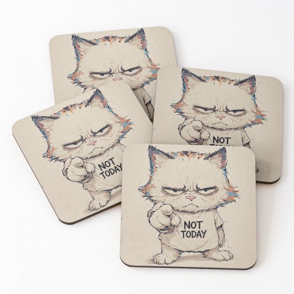 Item preview, Funny Grumpy Cat Shirt designed and sold by v03aiprints.