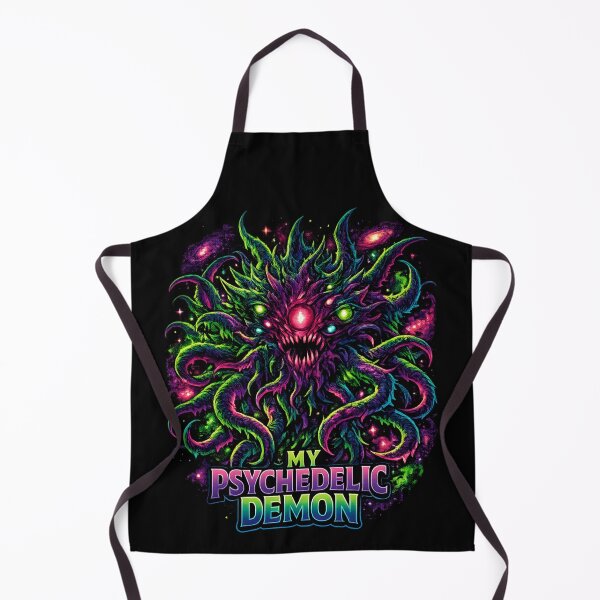 Item preview, My Psychedelic Demon – Neon Cosmic Horror Creature designed and sold by SidTastic .