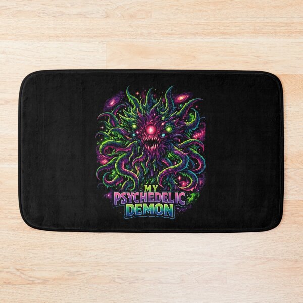 Item preview, My Psychedelic Demon – Neon Cosmic Horror Creature designed and sold by SidTastic .