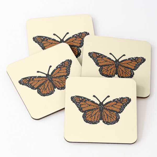 Item preview, Monarch Butterfly Dot Art Mosaic designed and sold by MSBM Designs.