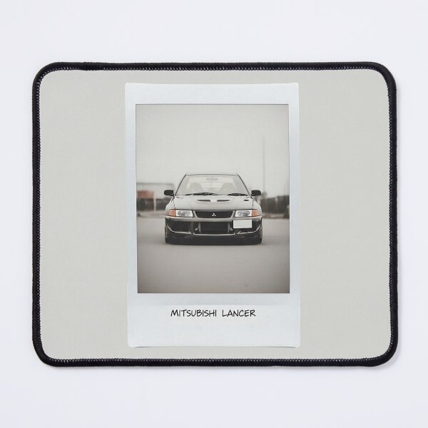 Item preview, Black Mitsubishi Lancer Evolution Vintage  Style JDM Rally Legend Art designed and sold by Motorline44.