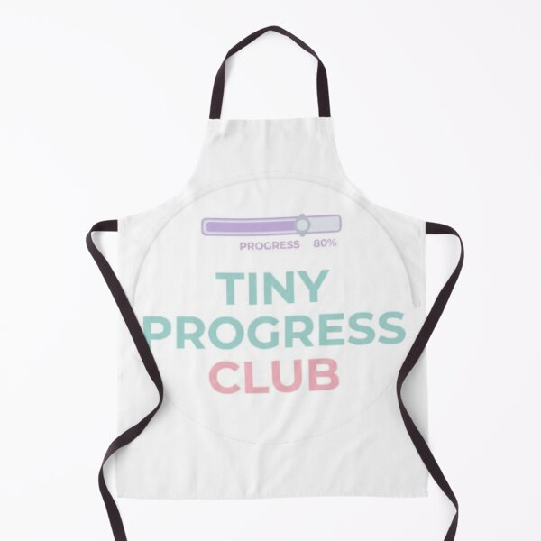 Item preview, Tiny Progress Club Sticker | Minimal Productivity Motivation Quote designed and sold by Nara8.