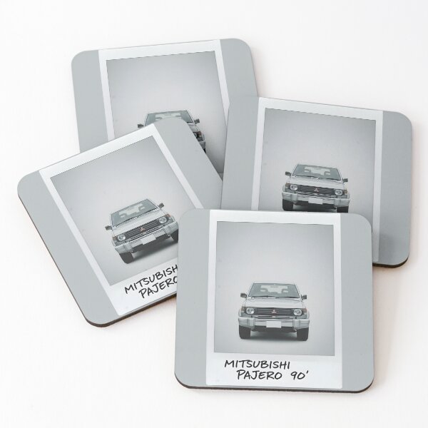 Item preview, Silver 90s Mitsubishi Pajero Vintage Style Classic Japanese 4x4 Art designed and sold by Motorline44.