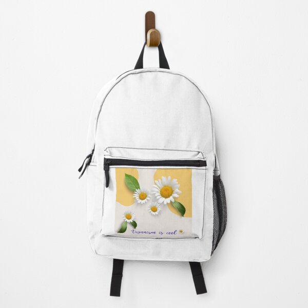 Item preview, Veganism Is Cool Daisy Floral Artwork Elegant Minimalist Botanical Design designed and sold by MarekoraStudio.