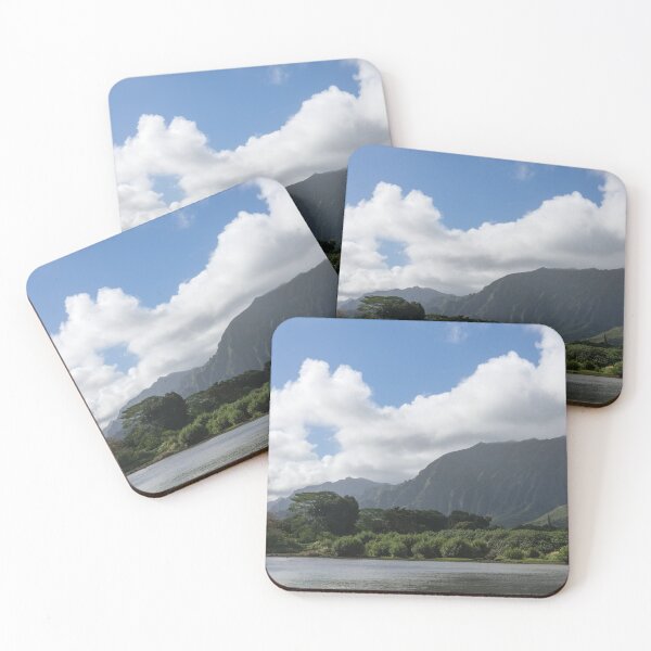 Item preview, Corrugated Mountains and a Hole in the Sky - Hawaiian Travel  designed and sold by Georgia Mizuleva.