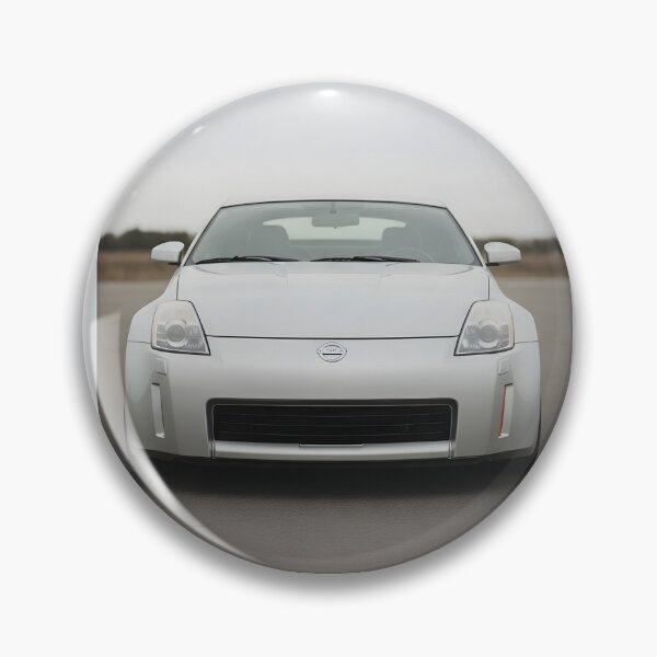 Item preview, Silver Nissan 350Z Vintage  Style Modern JDM Sports Car Art designed and sold by Motorline44.