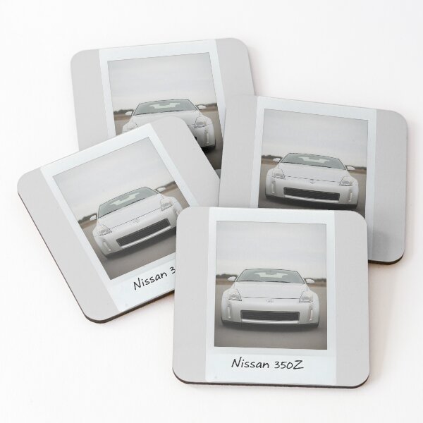 Item preview, Silver Nissan 350Z Vintage  Style Modern JDM Sports Car Art designed and sold by Motorline44.