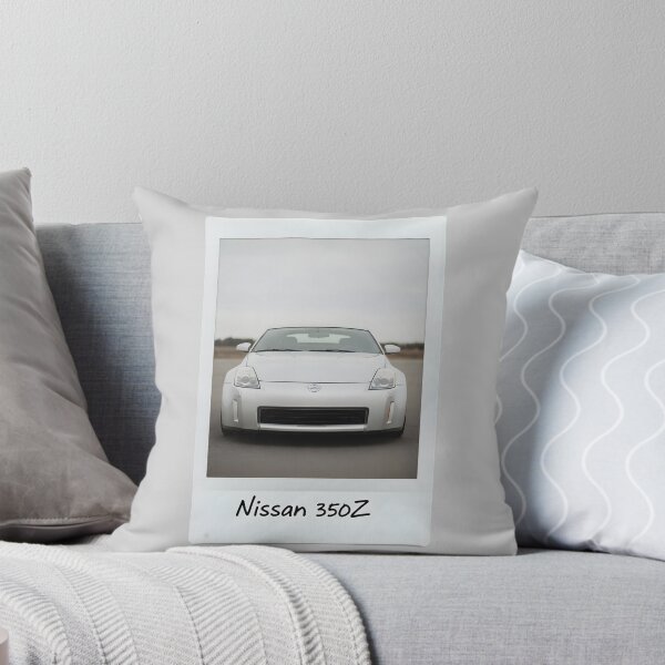 Item preview, Silver Nissan 350Z Vintage  Style Modern JDM Sports Car Art designed and sold by Motorline44.