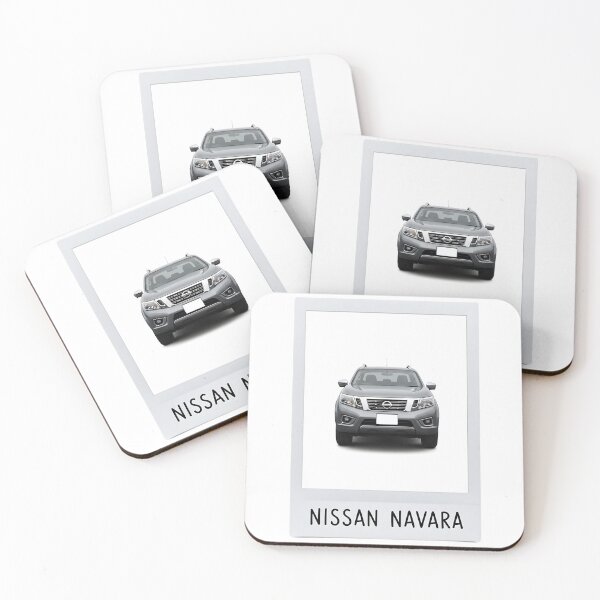 Item preview, Grey Nissan Navara Vintage  Style 4x4 Pickup Truck Art designed and sold by Motorline44.