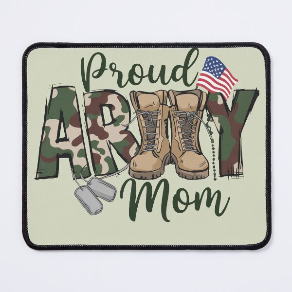 Item preview, Proud Army Mom Mother's Day card messages emotional history of Mother's Day designed and sold by MalwasBasket.