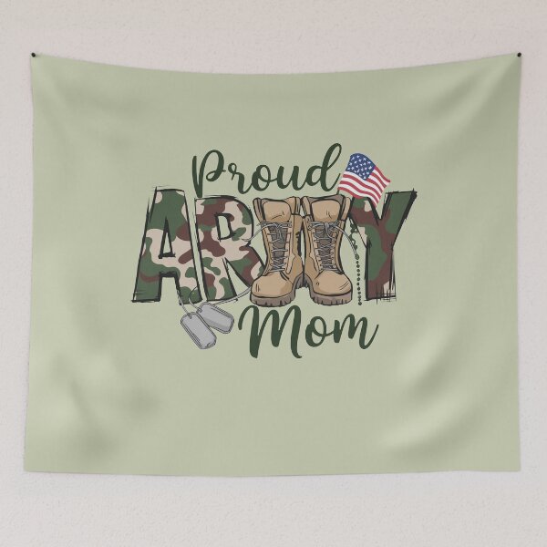 Item preview, Proud Army Mom Mother's Day card messages emotional history of Mother's Day designed and sold by MalwasBasket.