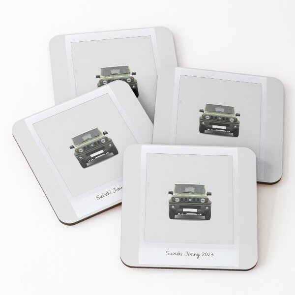 Item preview, Suzuki Jimny 2023 Off-Road Adventure - Modern Retro Polaroid Style Art designed and sold by Motorline44.