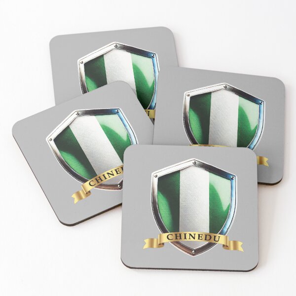 Item preview, Chinedu Nigeria Heritage Emblem Shield designed and sold by Highlandkings.