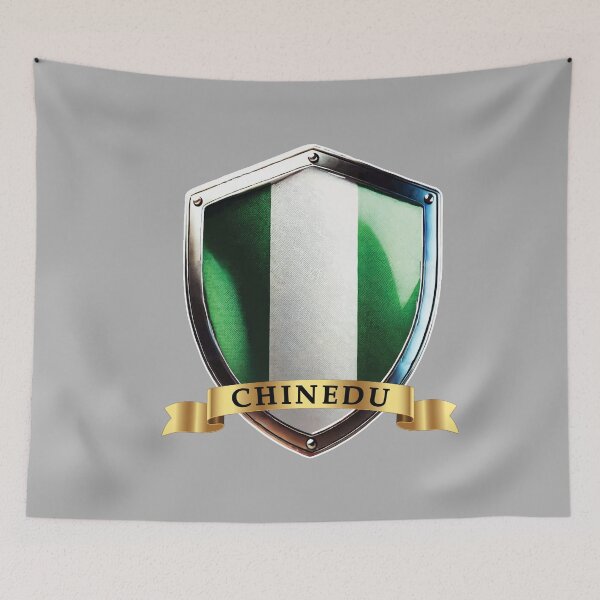 Item preview, Chinedu Nigeria Heritage Emblem Shield designed and sold by Highlandkings.