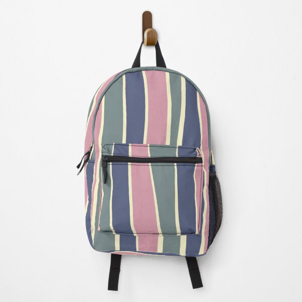 Item preview, Imperfect stripe-Pink, Blue & Grey  designed and sold by Pattern Pie.