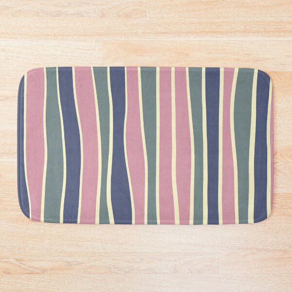 Item preview, Imperfect stripe-Pink, Blue & Grey  designed and sold by Pattern Pie.