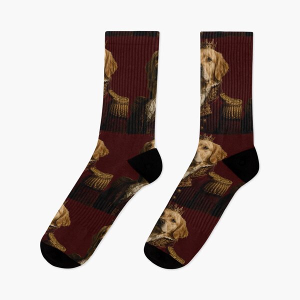 Item preview, Royal Golden Retriever Emperor Portrait Art designed and sold by MALStoreDesign.