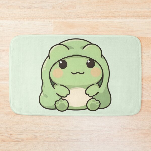 Item preview, Cute Frog Under Blanket Kawaii Sticker designed and sold by AkriDesigns.