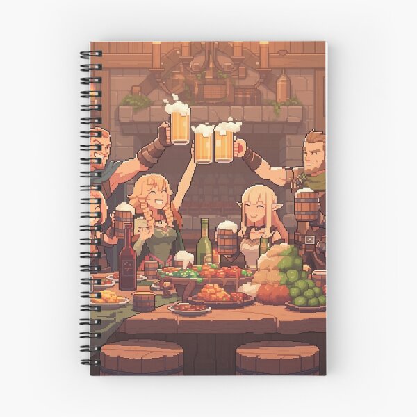 Item preview, Toast to Adventure 32-bit pixel design designed and sold by NijiWorld.