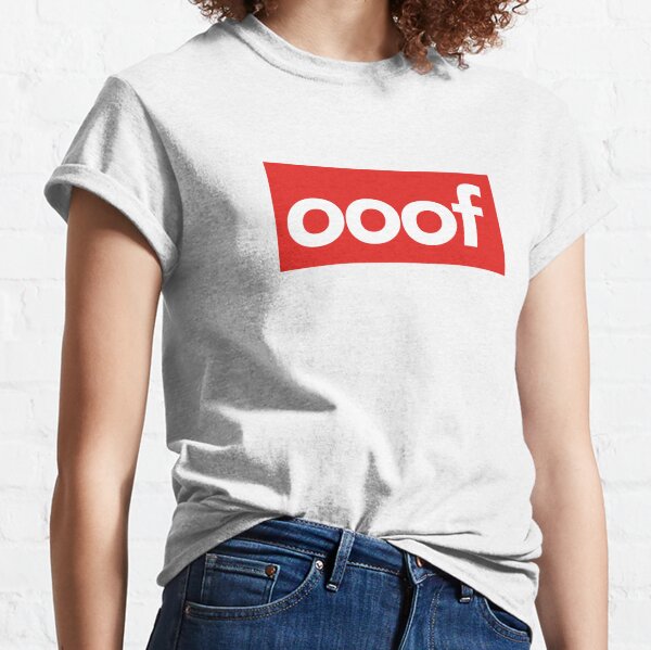 Oof T Shirts Redbubble - roblox oof merch