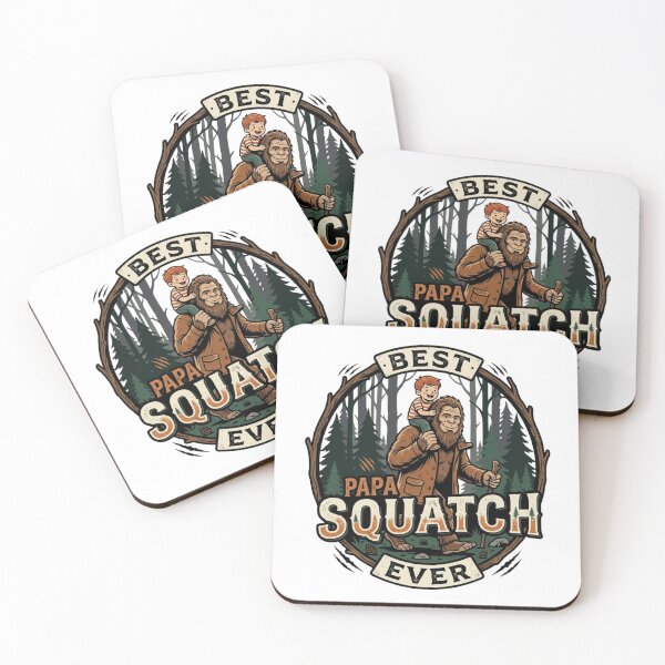 Item preview, Best Papa Squatch Ever Funny Bigfoot Dad Fathers Day Design designed and sold by bilal sibgui.