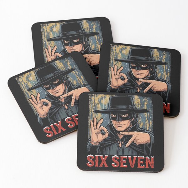 Item preview, Zorro Six Seven Meme – Masked Avenger Western Humor designed and sold by SidTastic .