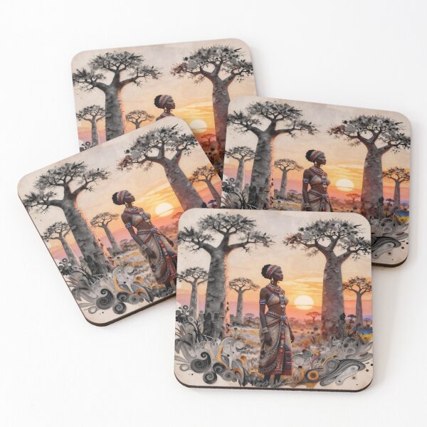 Item preview, Savanna Guardian: Intricate Paper Art of an African Queen designed and sold by Serene Strokes Art.