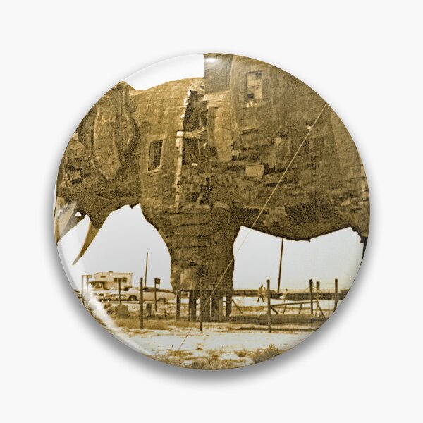 Item preview, Lucy, The Elephant Hotel in Disrepair, Margate City, NJ, 1971, Retro Photograph designed and sold by AMacGPhilly.