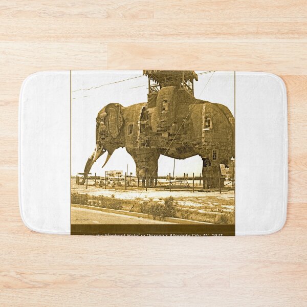 Item preview, Lucy, The Elephant Hotel in Disrepair, Margate City, NJ, 1971, Retro Photograph designed and sold by AMacGPhilly.