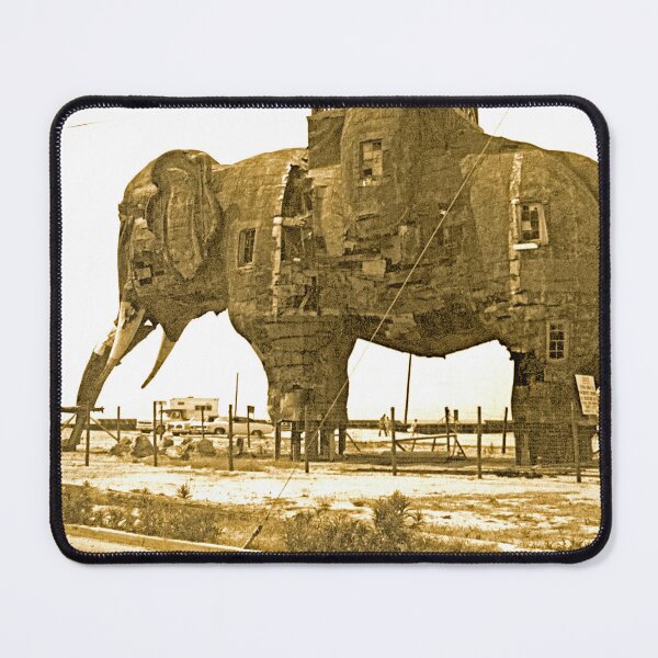 Item preview, Lucy, The Elephant Hotel in Disrepair, Margate City, NJ, 1971, Retro Photograph designed and sold by AMacGPhilly.