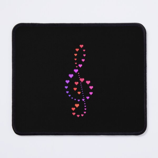Item preview, Sunset Music Note Hearts designed and sold by TinyPixelStudio.