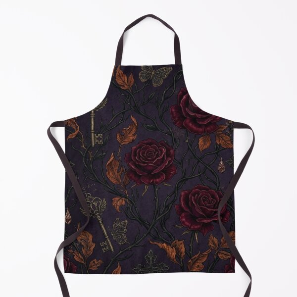 Item preview, Crimson Thorn & Velvet Ash - Gothic Vampire Rose Pattern designed and sold by InnerwayStudio.