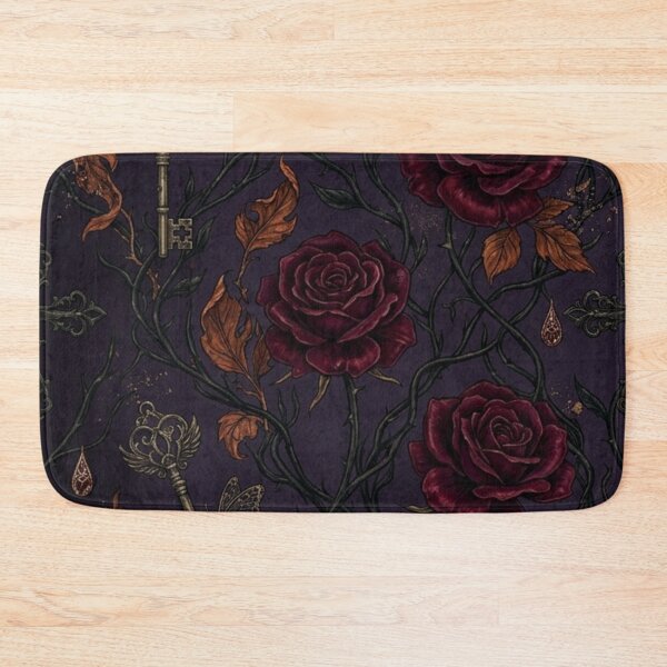 Item preview, Crimson Thorn & Velvet Ash - Gothic Vampire Rose Pattern designed and sold by InnerwayStudio.