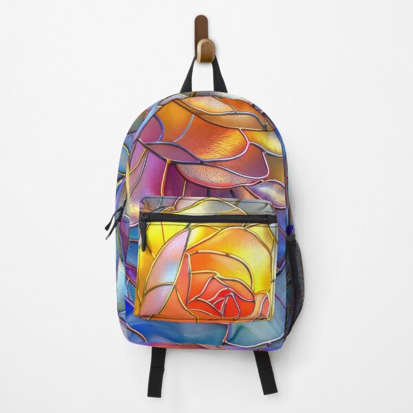 Item preview, Stained Glass Roses Artwork designed and sold by MargaretWiktor.