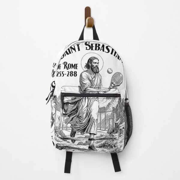 Item preview, Padel Tennis Player Funny Patron Saint Sebastian Graphic designed and sold by GrandeDuc.
