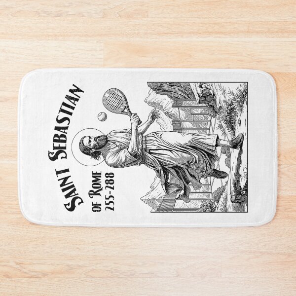 Item preview, Padel Tennis Player Funny Patron Saint Sebastian Graphic designed and sold by GrandeDuc.