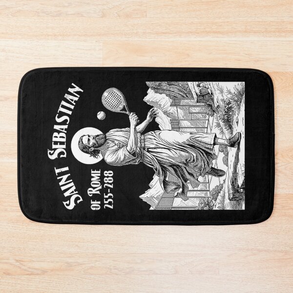 Item preview, Padel Tennis Player Funny Patron Saint Sebastian Graphic designed and sold by GrandeDuc.