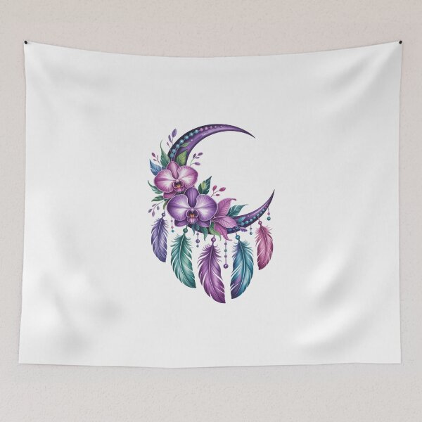 Item preview, Orchid and Feather Crescent  designed and sold by jkrphoto.