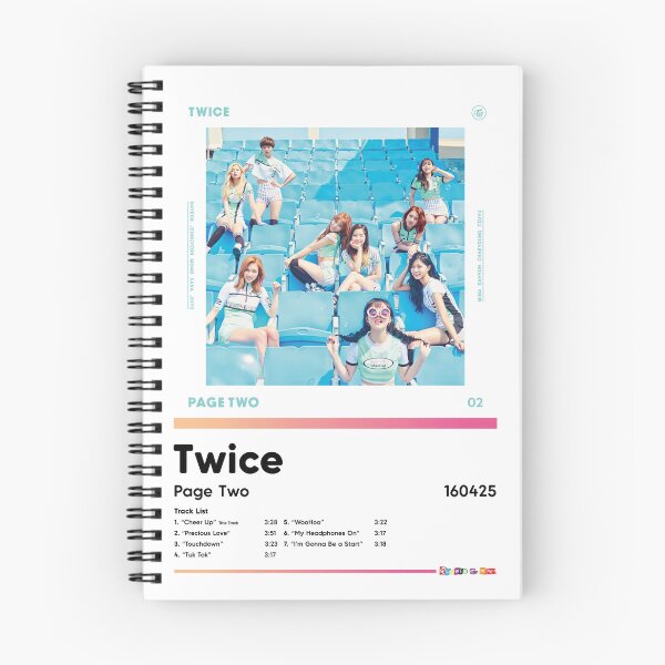 Item preview, Twice - Page Two - Album Artwork Poster designed and sold by RhodesToKpop.