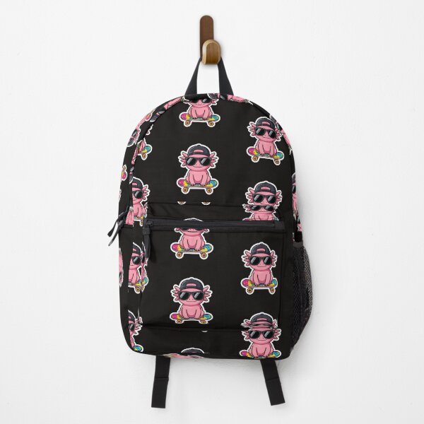 Item preview, Kawaii Axolotl Skater - Cute Pink Urban Street Style Aesthetic designed and sold by Verdezeus86 .