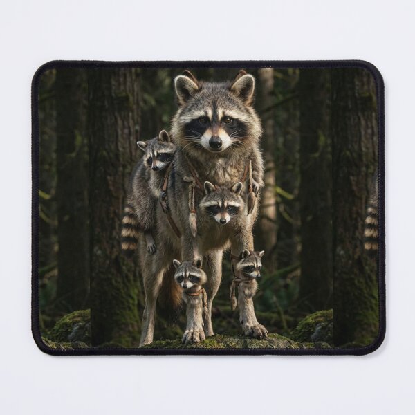 Item preview, The Many Within the Woods – Mythic Raccoon Form designed and sold by TreatLLC.