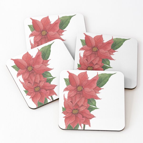 Item preview, Poinsettia Flowers  designed and sold by NaughtyFlorals.