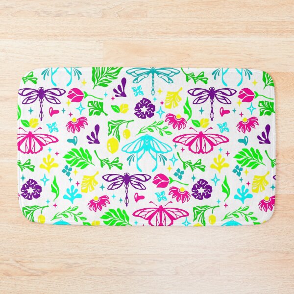 Item preview, art nouveau butterfly dragonfly antique floral designed and sold by Gossip Rag.