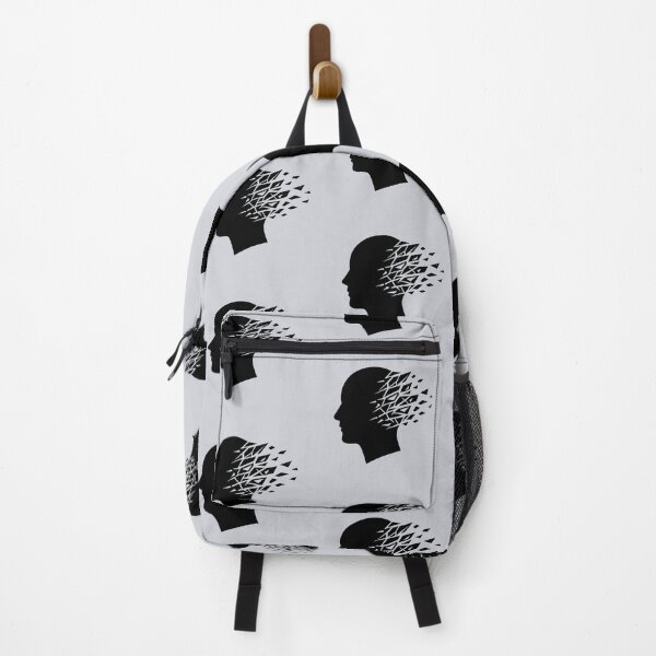 Item preview, Mirror Ego – Fragmented Identity Silhouette (Minimalist Black Design) designed and sold by PERSPECTIVERED.