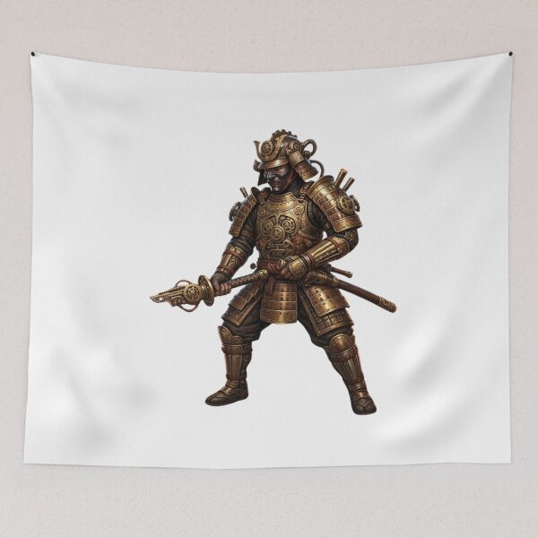 Item preview, Golden Steampunk Samurai Warrior in Full Armor designed and sold by RickyStick.