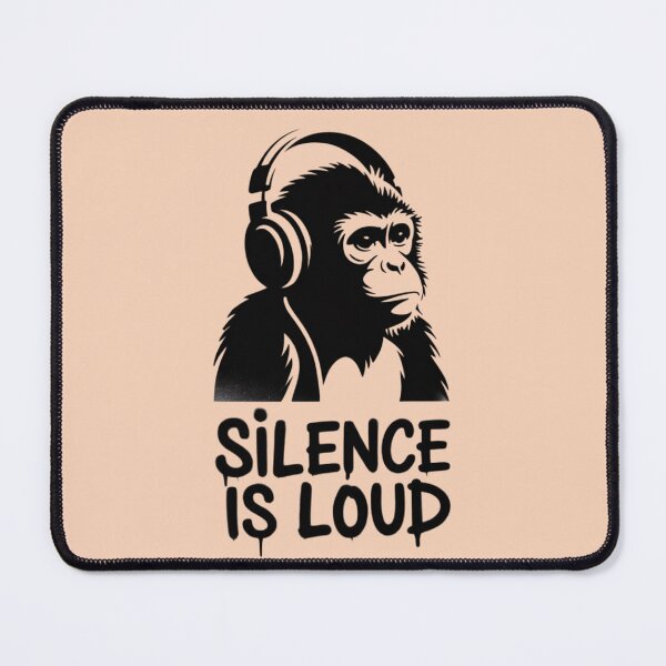 Item preview, Banksy Style - Silence is golden designed and sold by 123ks.