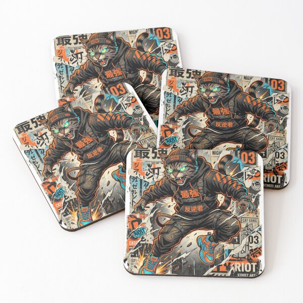 Item preview, Epic Anime Cat Streetwear designed and sold by DeV11.