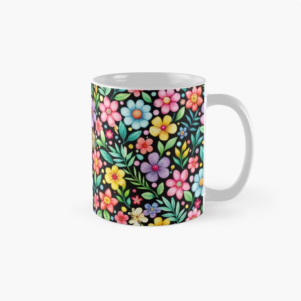 Item preview, Vibrant Flora pattern T-shirt designed and sold by XelaStore.